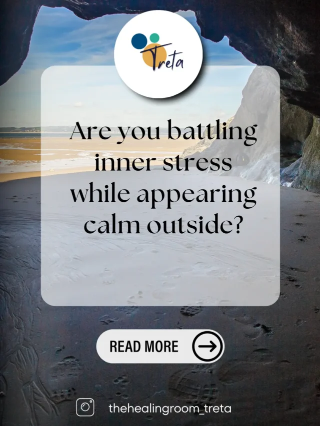 Are you battling inner stress while appearing calm outside?